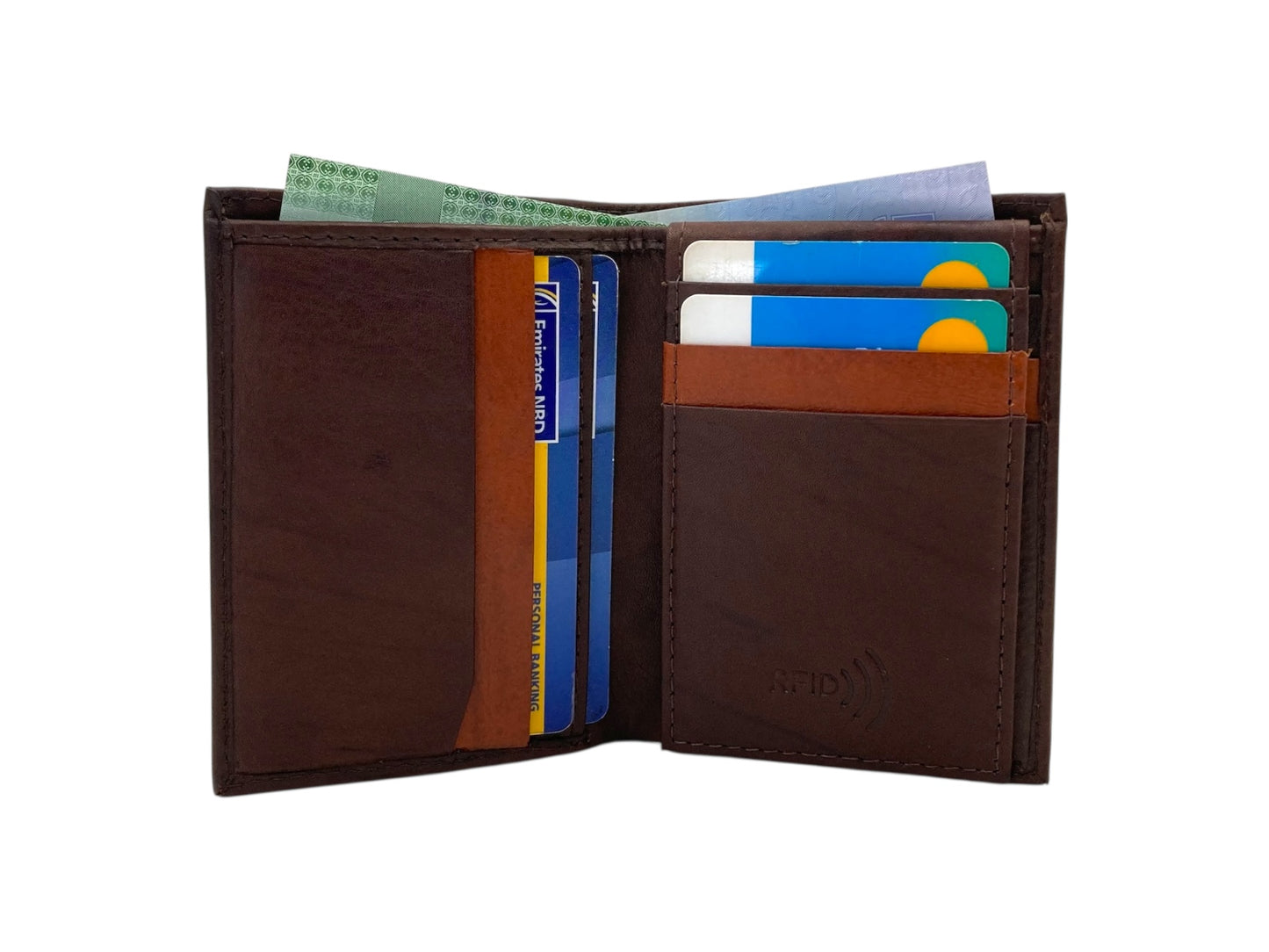 Small Bifold Cards Wallet # RFID 4017 ELASTIC