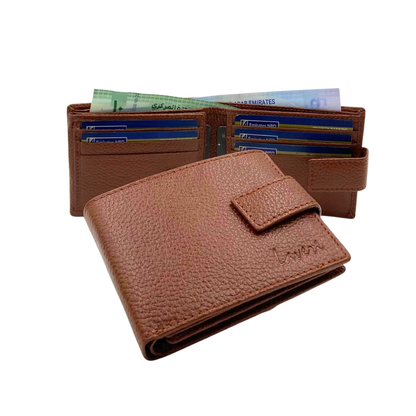 Pebble Texture 8 Card Billfold Wallet # 1426L