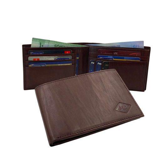 Antq, Smooth Leather Wallet With Inside Leather Lining # JD-1823