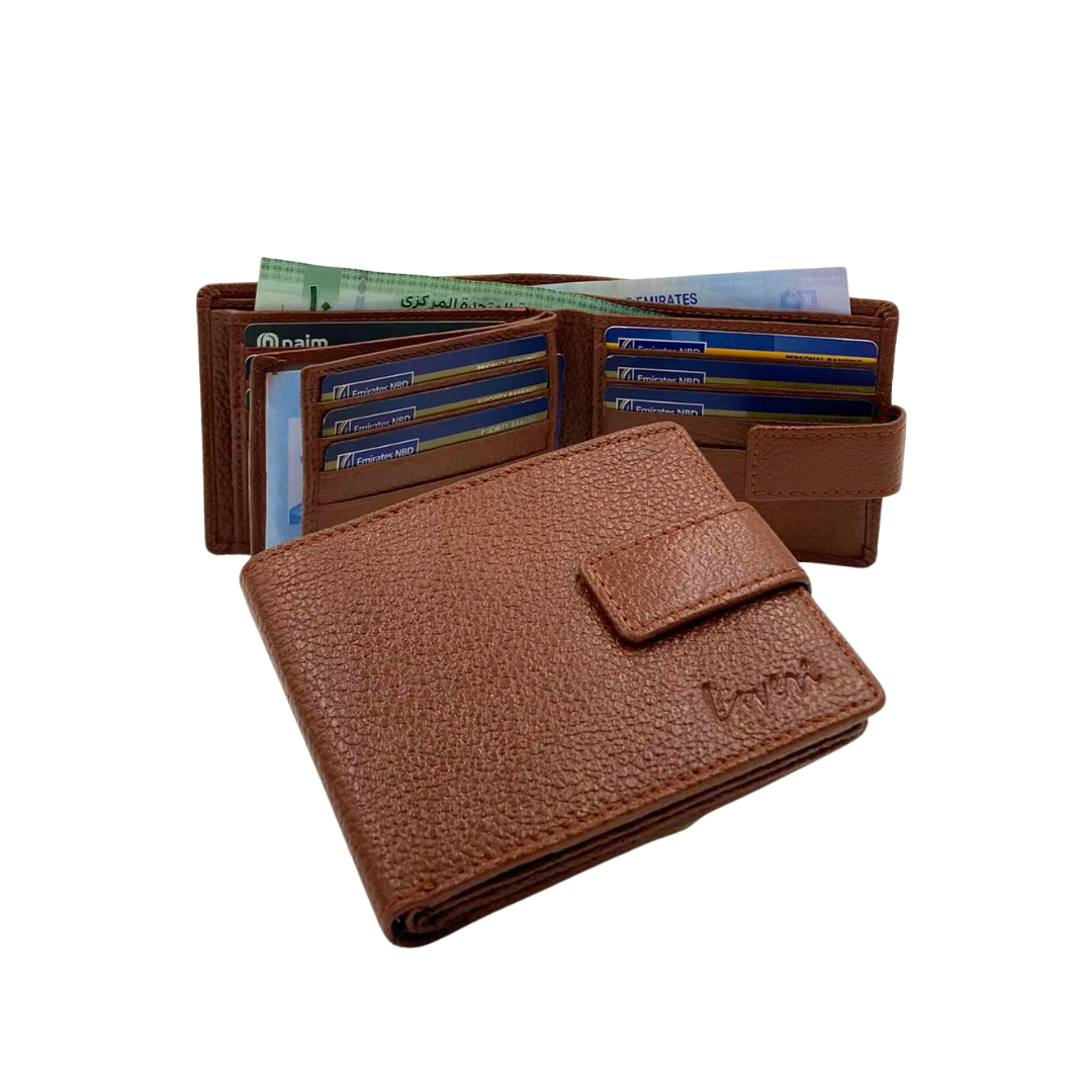 Pebble Texture 8 Card Billfold Wallet # 983AL