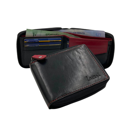 Fullzip leather mens Wallet #1426CZ