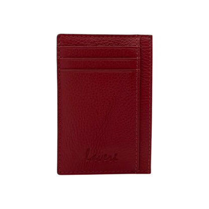 Super Slim Soft Genuine Leather Card Holder, Mini Credit Card Wallet # 1598N PHOTO