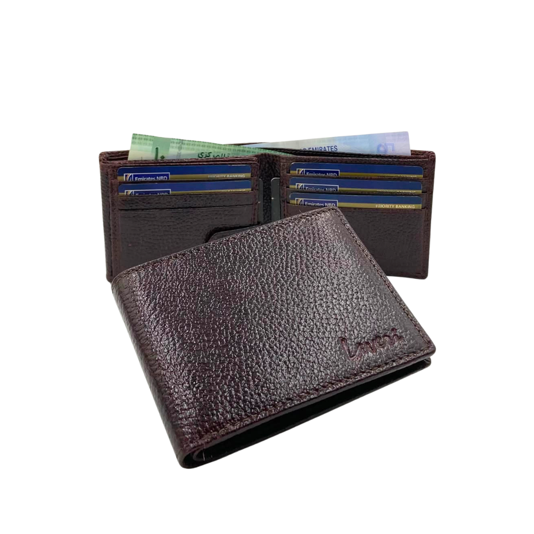 Pebble Texture 8 Card Billfold Wallet # 1426