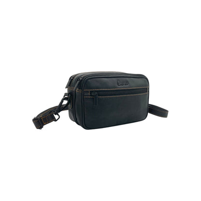 Hand Pouch, Wash Bag, Toiletry, Genuine Leather # 2295H