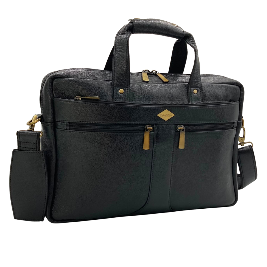 Expandable Leather Laptop Organiser Premium  # 2816