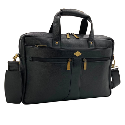 Expandable Leather Laptop Organiser Premium  # 2816
