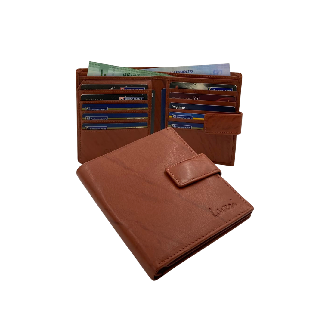 Standing Mens Collection Bi-Fold Wallet # 4075L