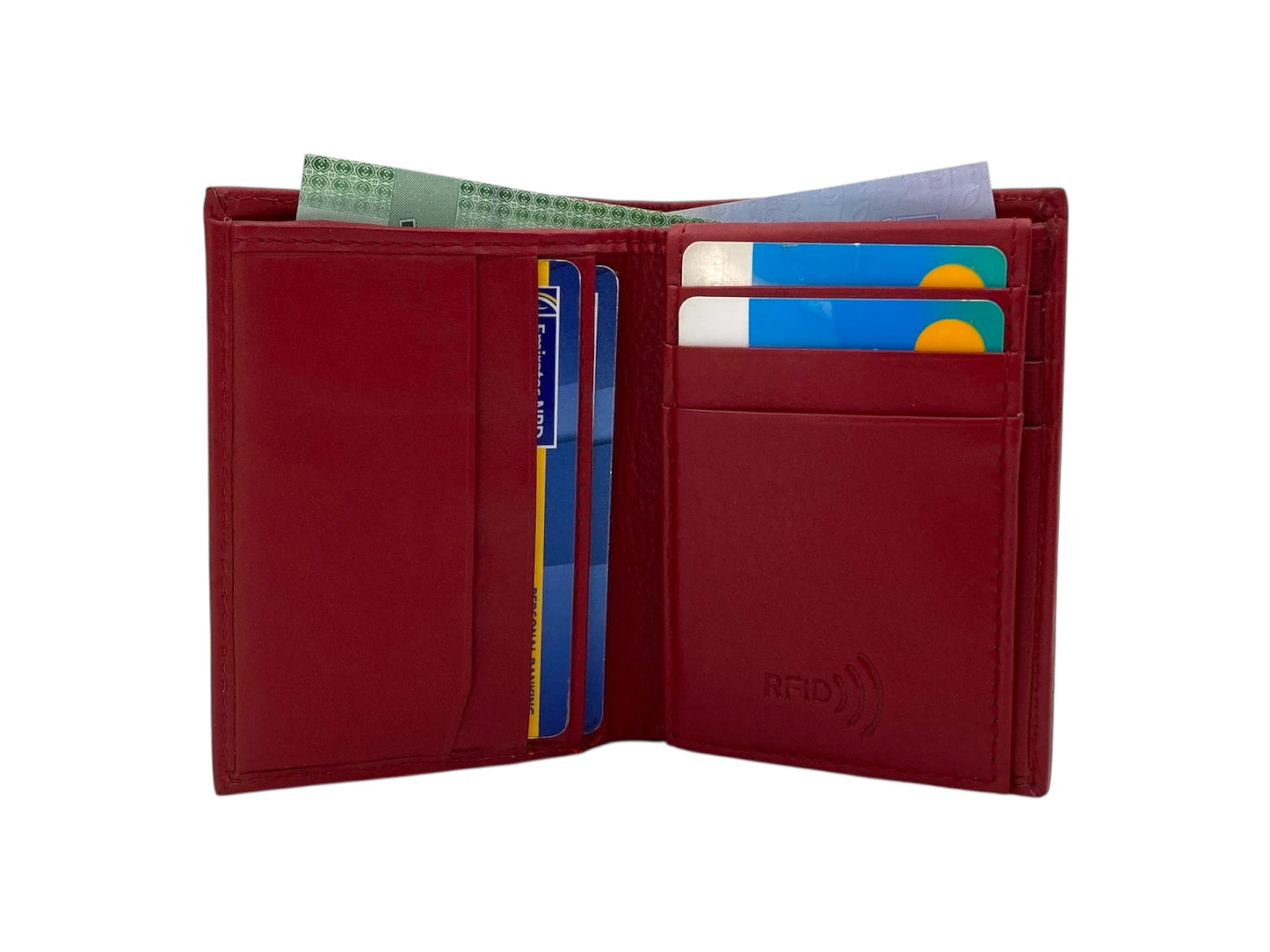 Small Bifold Cards Wallet # RFID 4017 ELASTIC