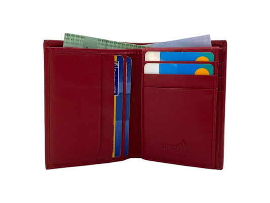 Small Bifold Cards Wallet # RFID 4017 ELASTIC
