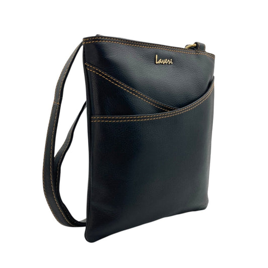 Leather Crossbody/Messenger Bag # 2862