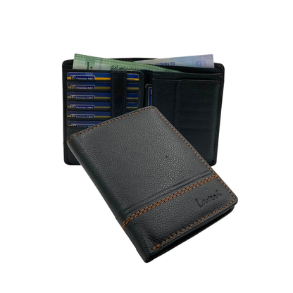 Standing Mens Collection Bi-Fold Wallet # 1501B