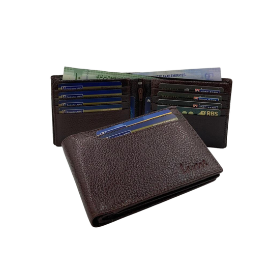 Pebble Texture 16 - 18 Card Billfold Wallet # 1244N/2