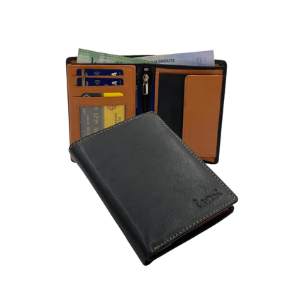 Standing Mens Collection Bi-Fold Wallet # 4020