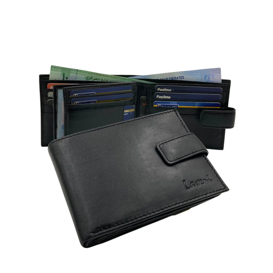 Antq, Smooth Leather Wallet With Inside Leather Lining # 1406AL