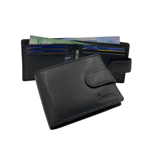 Antq, Smooth Leather Wallet Inside Leather Lining # 1250CL