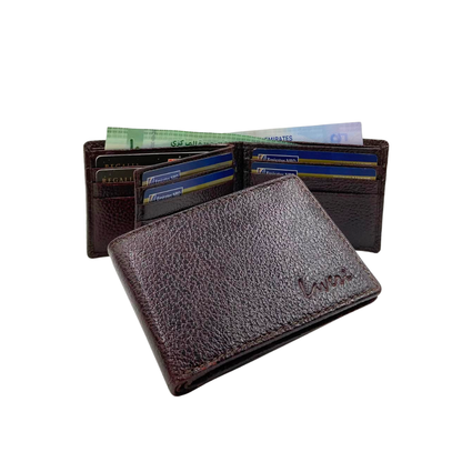 Pebble Texture 8 Card Billfold Wallet # 1074