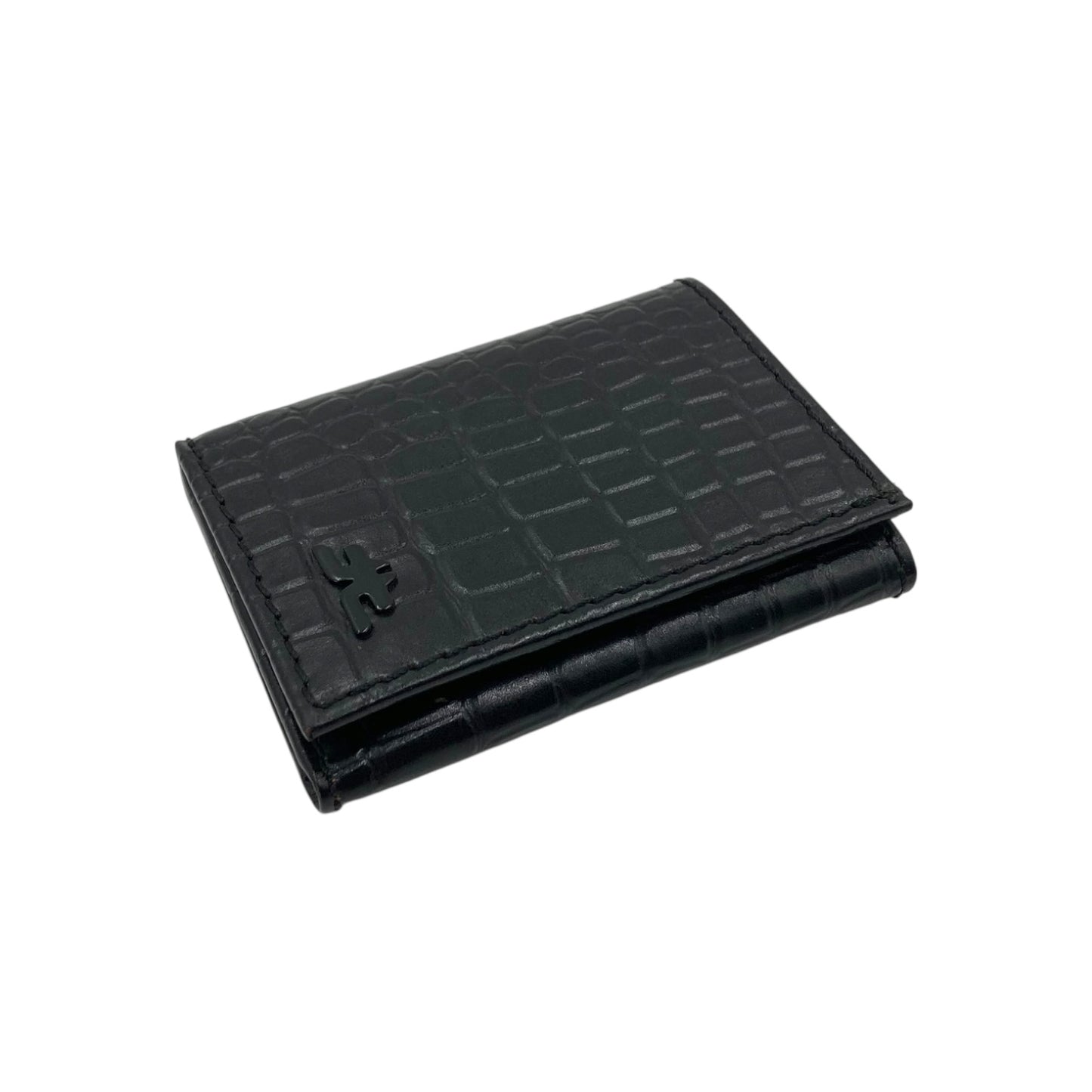 RFID Compact Trifold Cards & Cash Wallet #  1891 Button