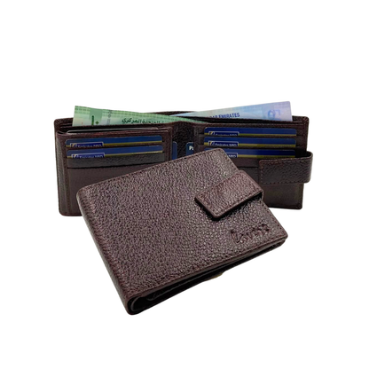 Pebble Texture 8 Card Billfold Wallet # 1013L