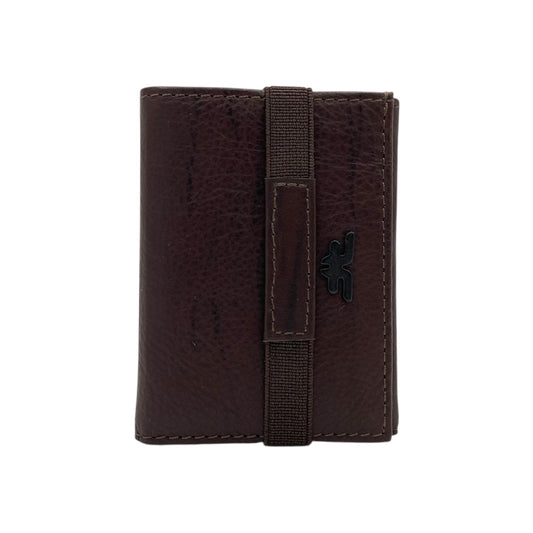 Compact Trifold Cards & Cash Wallet #  1891 [8] Elastic