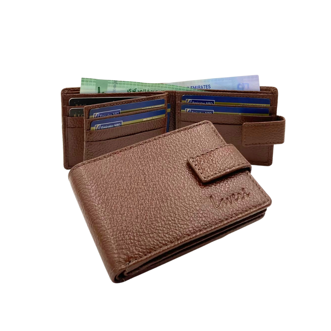 Pebble Texture 8 Card Billfold Wallet # 1074L