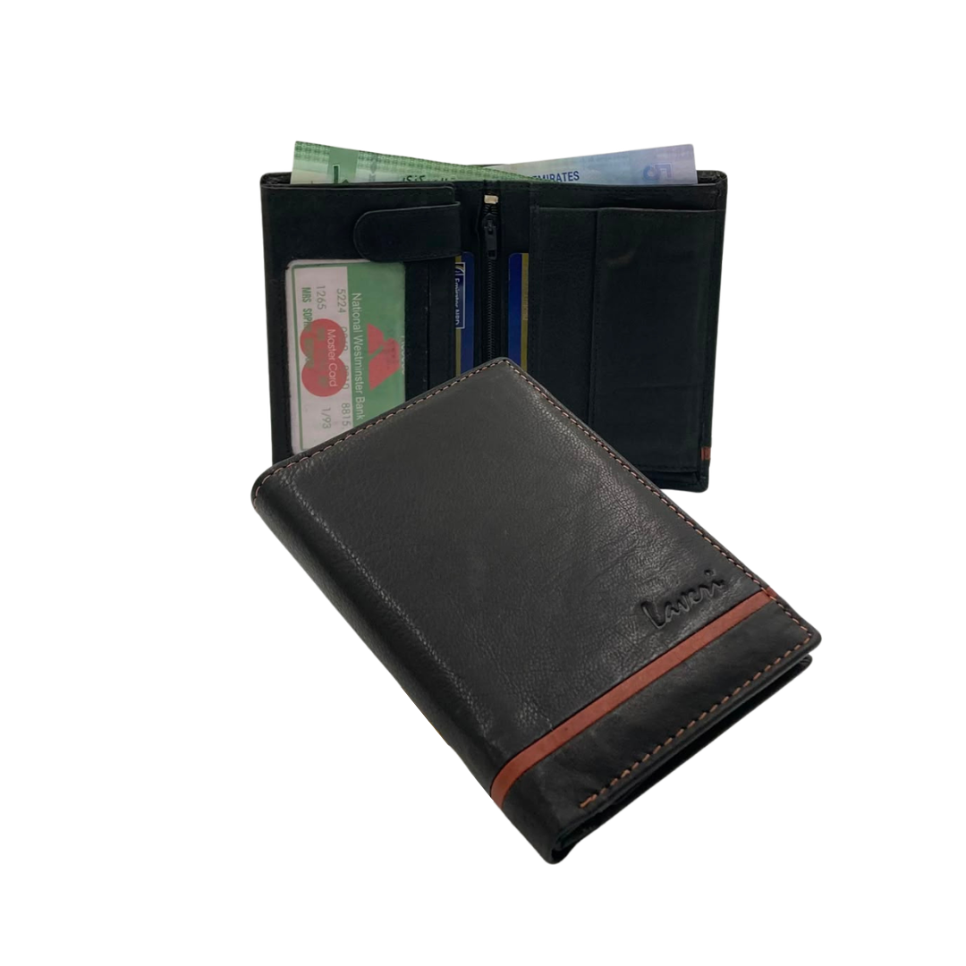 Standing Mens Collection Bi-Fold Wallet # 618C