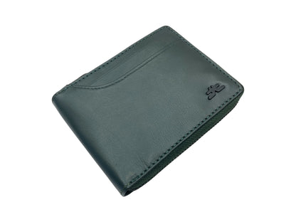 VIP Full Zip RFID Men's Wallet, Multiple Cards Space, Inside 2 Zip Men's Bifold Wallet # 1244NZ