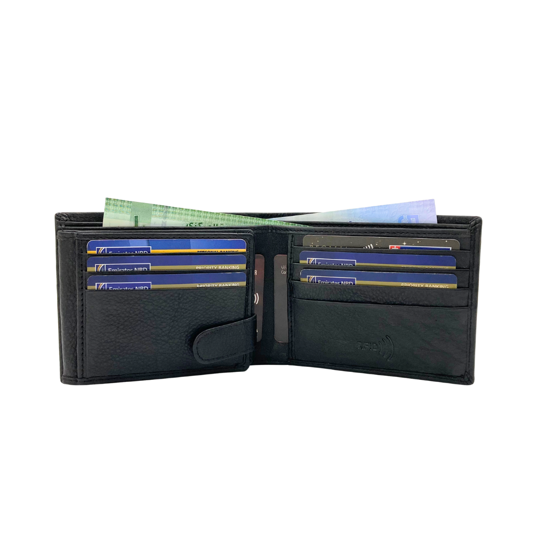 Shield Collection Bifold RFID Wallet # 1013