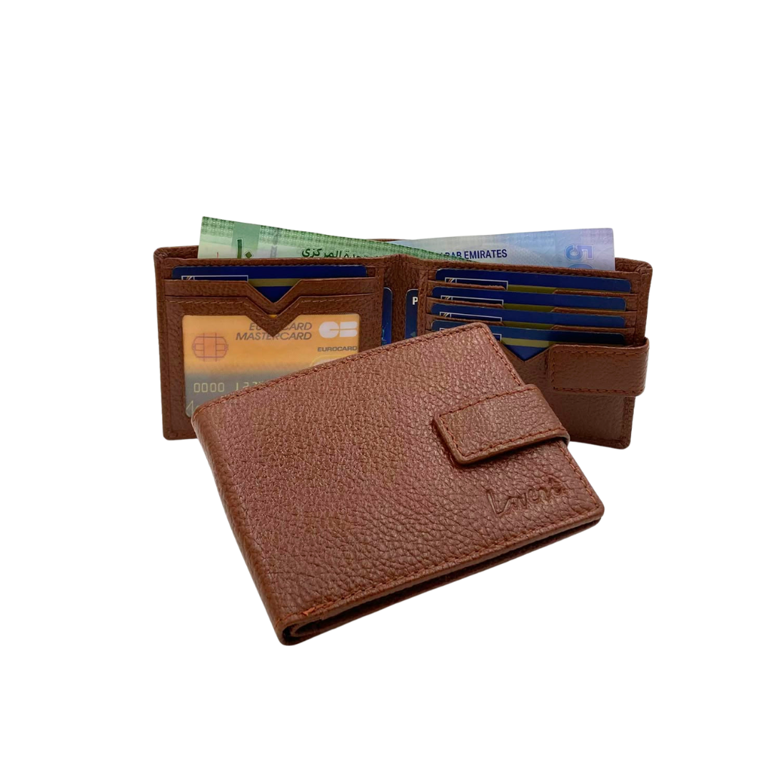 Pebble Texture 8 Card Billfold Wallet # 1138L