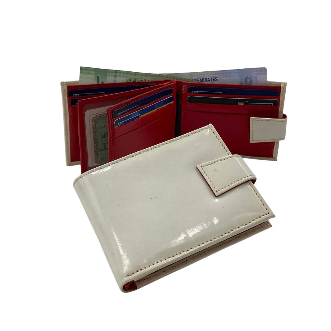 Classic Men's Waterproof Bifold Leather Wallet with Flip ID Window #892L
