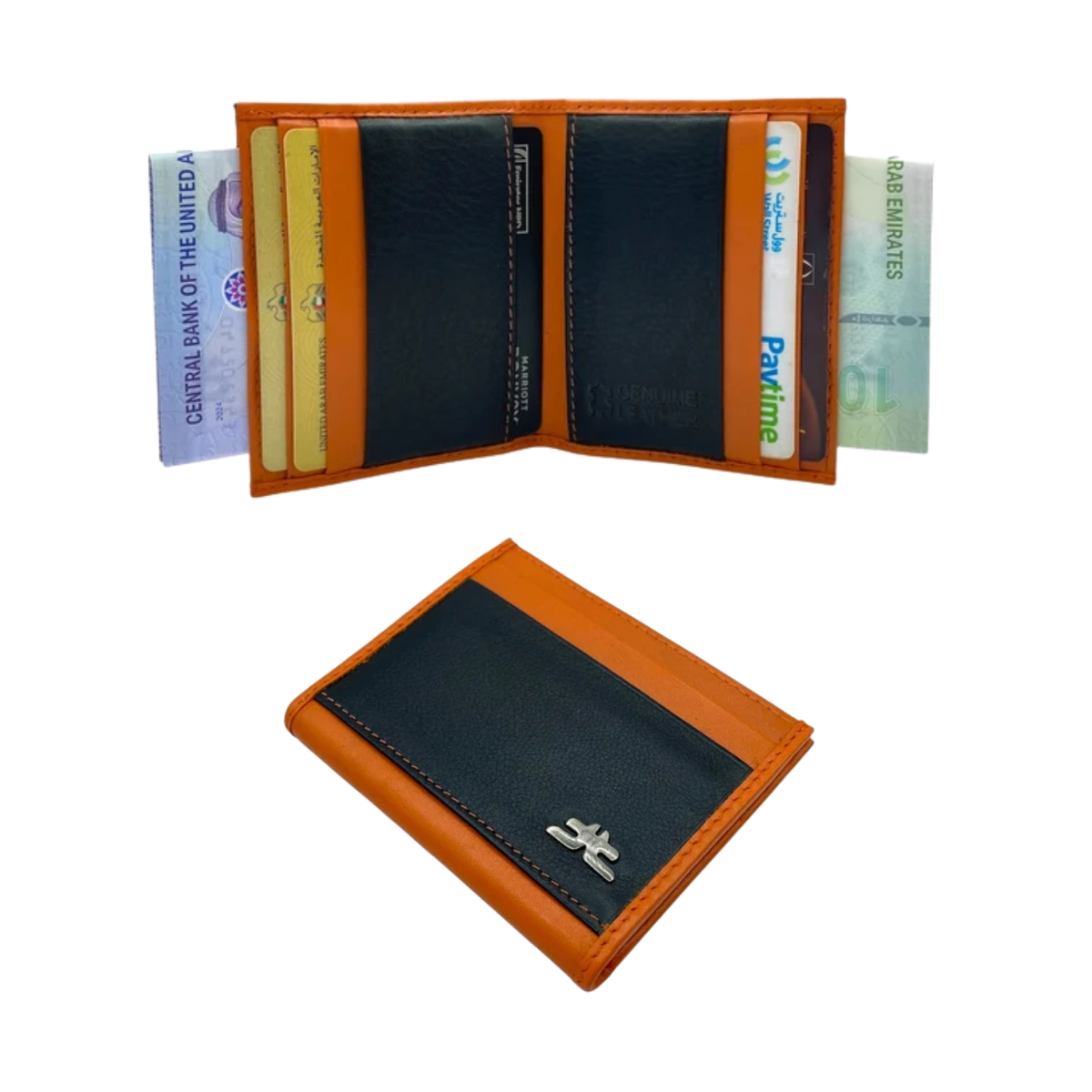 Card Case & Cash Wallet Compact Size 14 Card Space # 4029.New