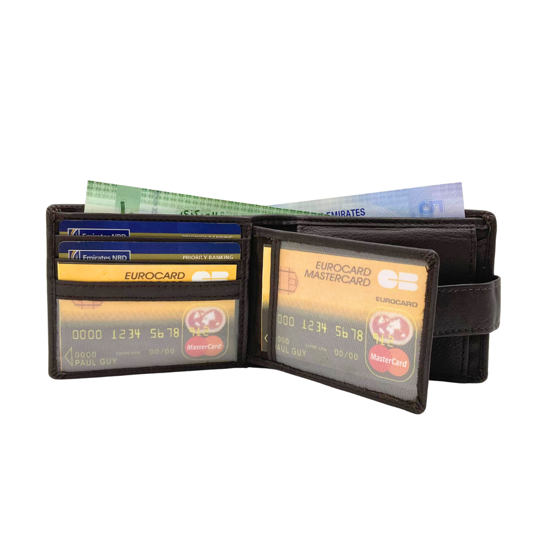 Shield Collection Bi-Fold RFID Wallet # 1116CL