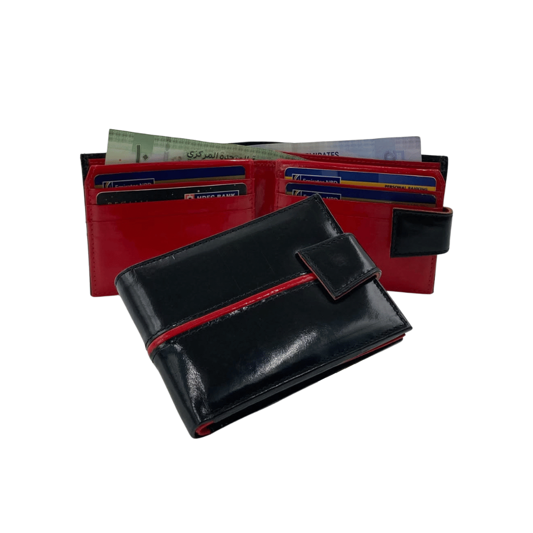 Classic Men's Waterproof Bifold Leather Wallet with Flip ID Window #1729 L (C.L.)