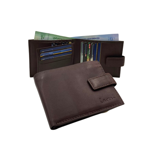 Antq, Smooth Leather Wallet With Inside Leather Lining # 797AL