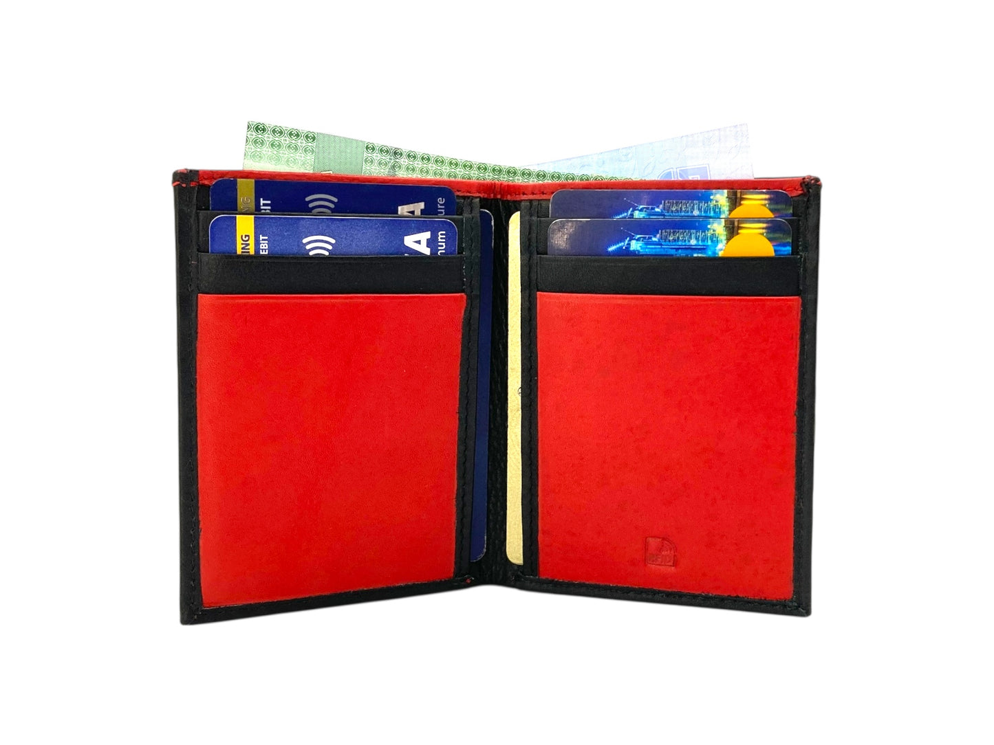 Slim Bifold Cards & Cash Wallet # RFID 1977