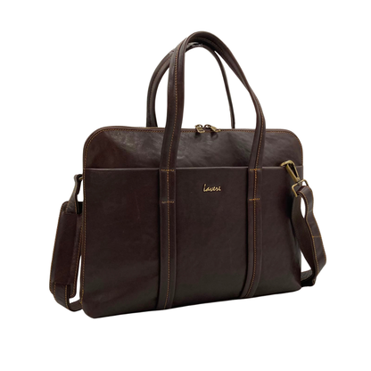Expandable Leather Laptop Organiser Premium  # 2920
