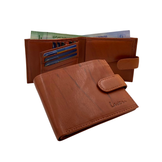 Antq, Smooth Leather Wallet With Inside Leather Lining  # 797FCL