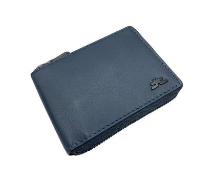 VIP Full Zip RFID Men's Wallet , Multiple Card & Coin Bifold Wallet # 1013CZ