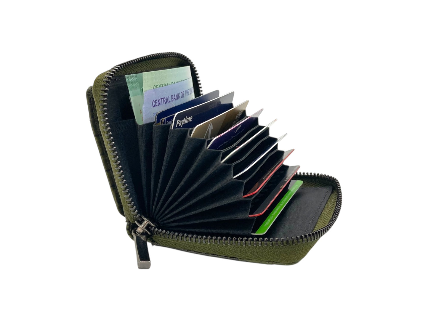 Full zip Credit Cards & Cash With RFID # 4676