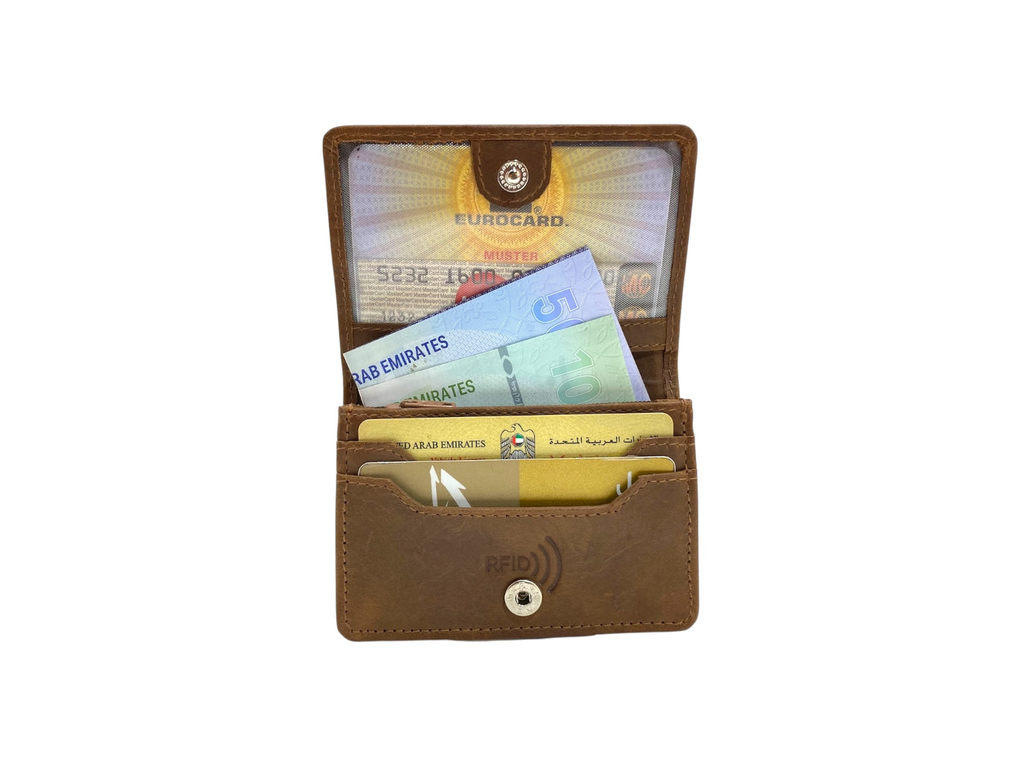 Business Cards & Credit Cards Wallet RFID # 1636L VIP.HUNTER