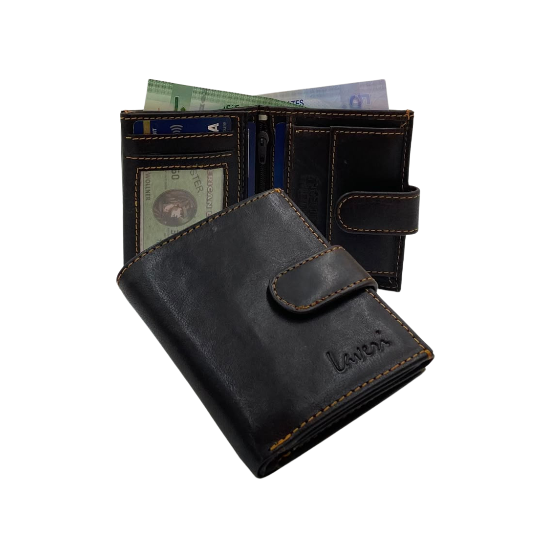 Standing Mens Collection Bi-Fold Wallet # 1229L