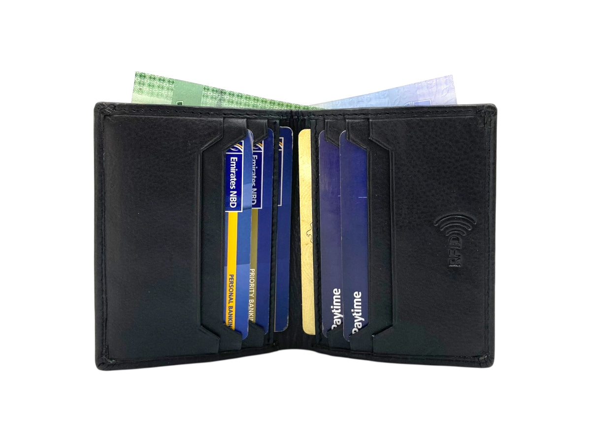 Slim Outside Cards & Cash Wallet # RFID 1654 EL