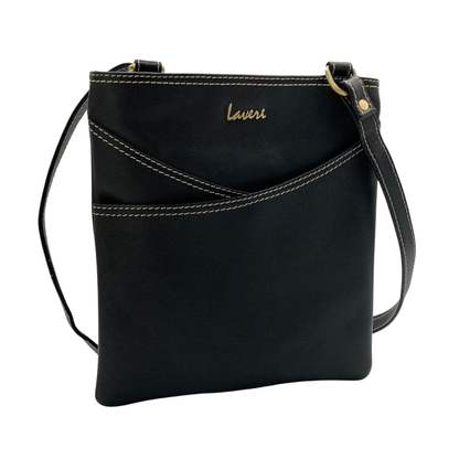Leather Crossbody/Messenger Bag # 2862