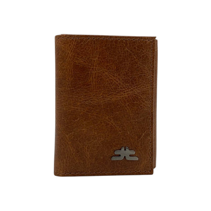Compact Trifold Cards & Cash Wallet #  1891 Button