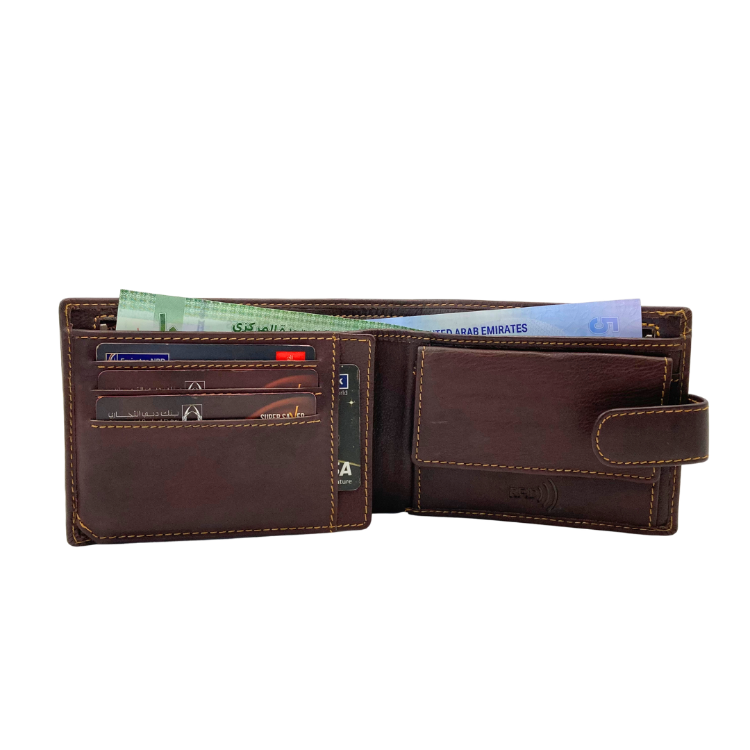 Shield Collection Bi-Fold RFID Wallet # 913CL