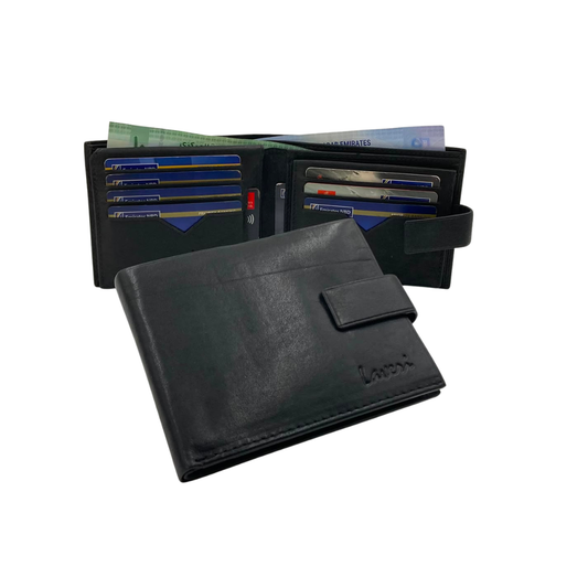 Antq, Smooth Leather Wallet Inside Leather Lining  # 1247L