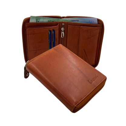 Fullzip leather mens Wallet #4263CZ