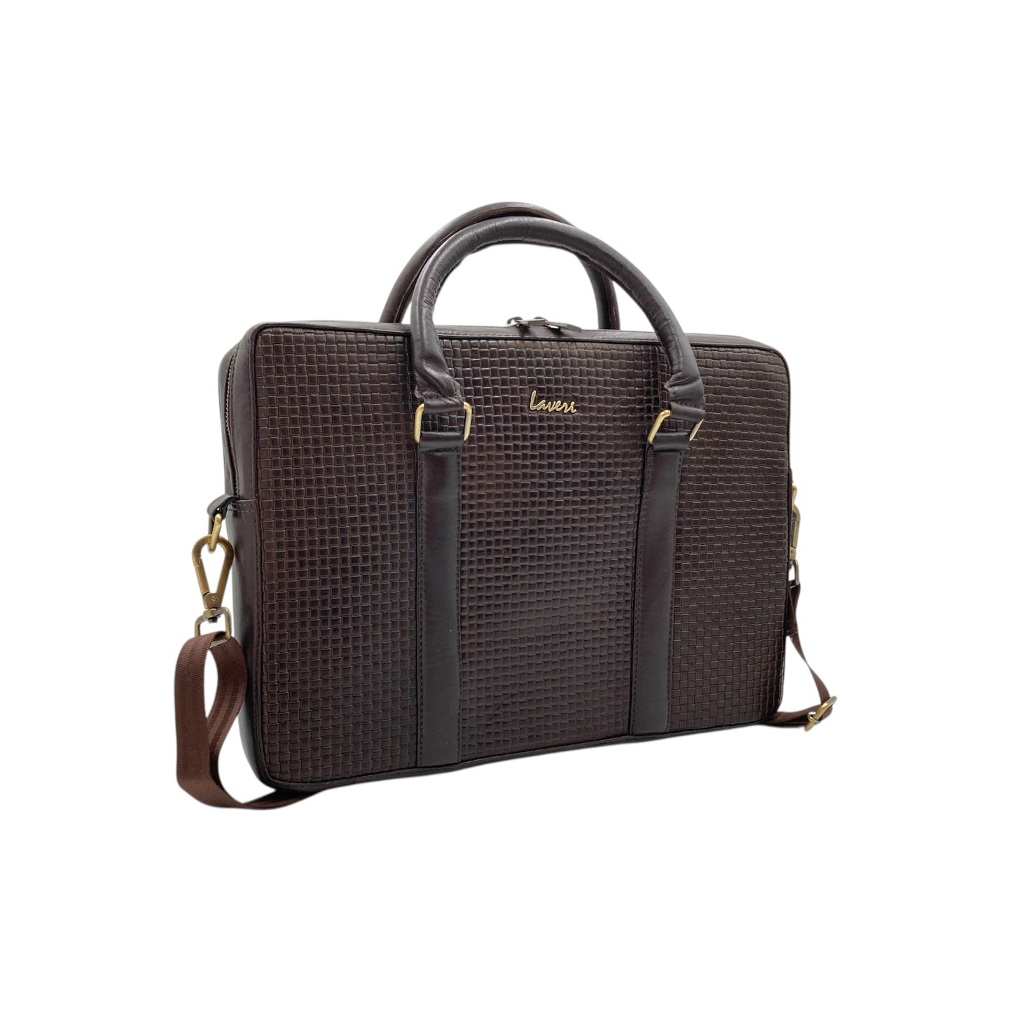 Ultra Light Slim Classic Leather Laptop Bag # 2857