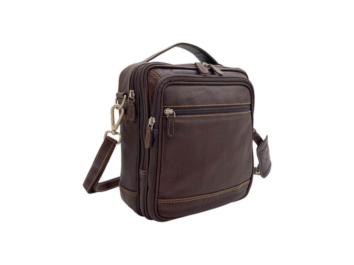 Kani Leather Premium Leather Sling Bag for Men – Stylish Crossbody Bag for Travel & Everyday Use | Mylaveri #2675