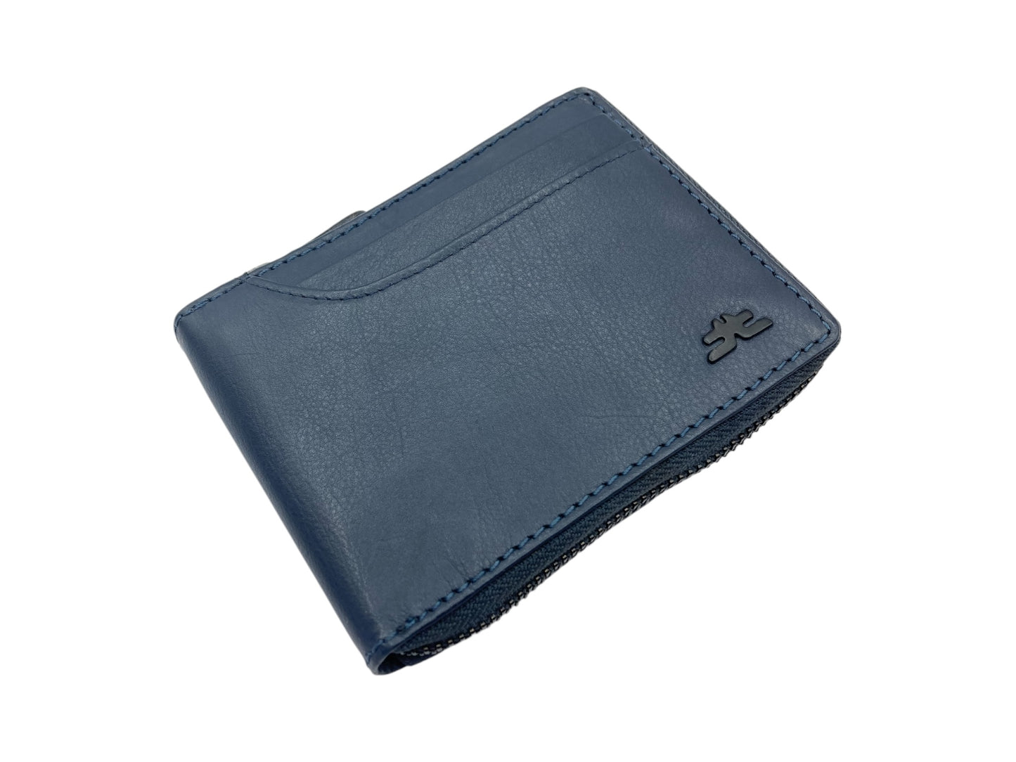 VIP Full Zip RFID Men's Wallet, Multiple Cards Space, Inside 2 Zip Men's Bifold Wallet # 1244NZ