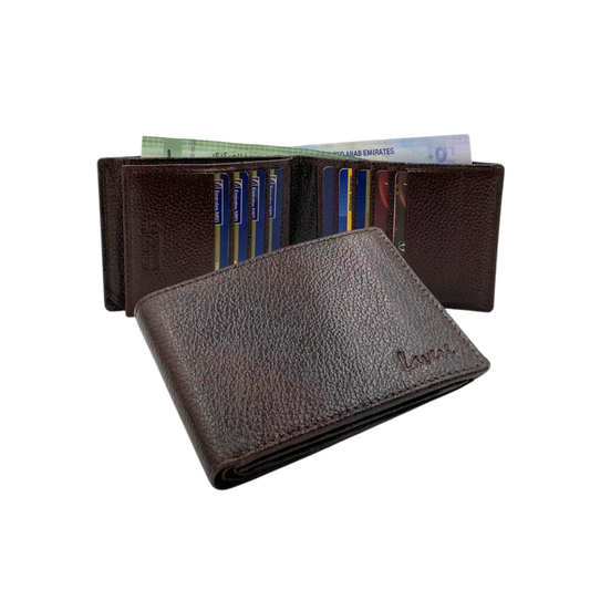 Pebble Texture 20 - 22 Card Billfold Wallet # 1888